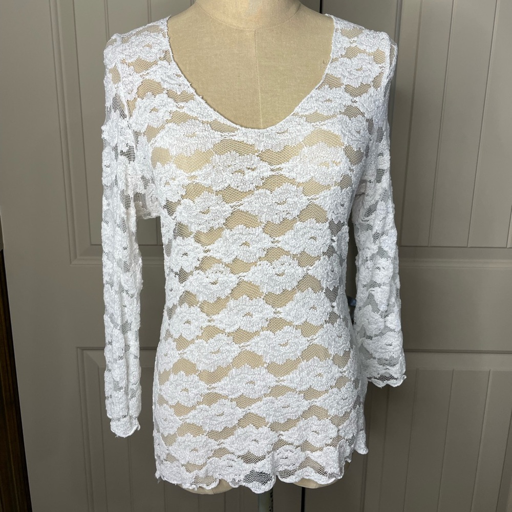 White Lace Top